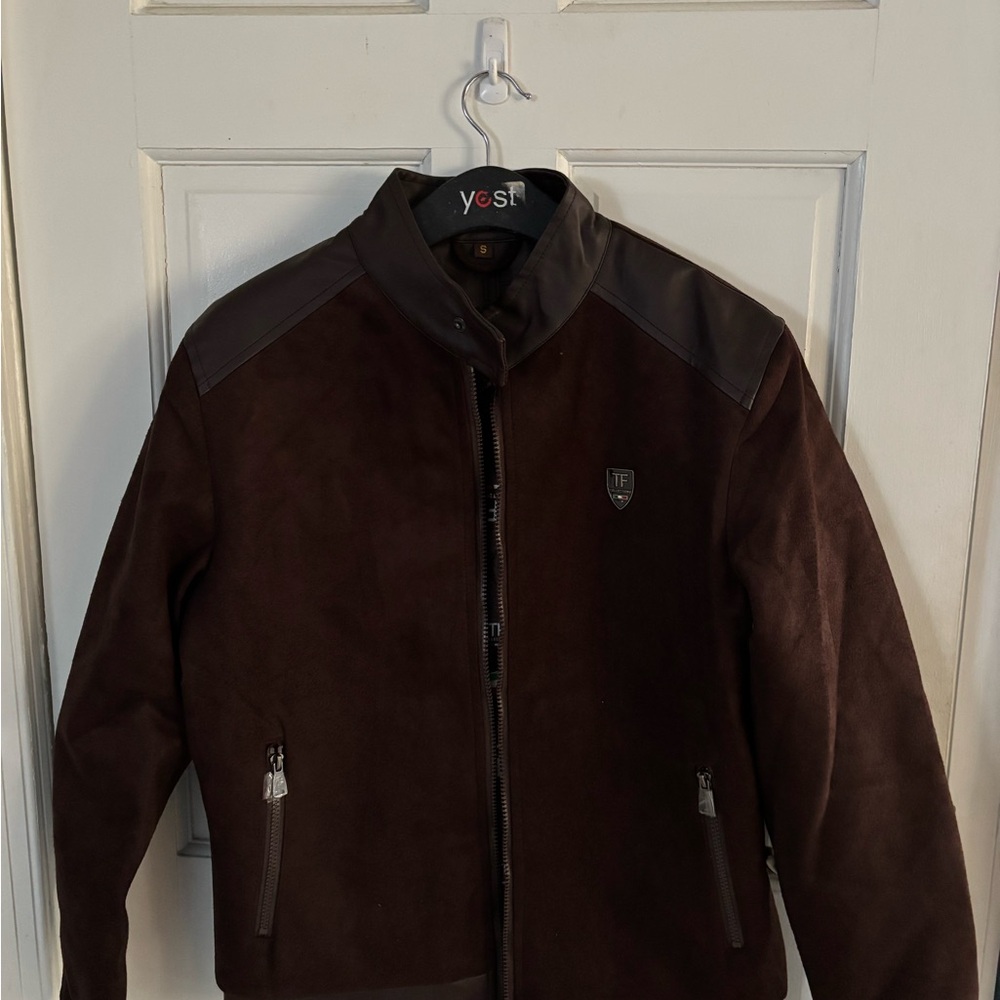 Men's Chocolate Brown Bomber Jacket